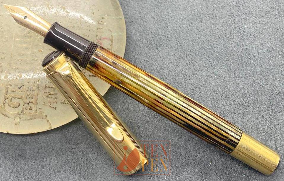 Pelikan #500 茶縞(トートイス) 14KARAT EF nib Pelikan #500 茶縞(トートイス) 14KARAT EF nib - メルカリ